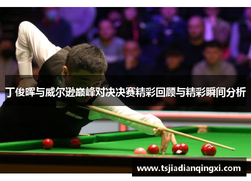 丁俊晖与威尔逊巅峰对决决赛精彩回顾与精彩瞬间分析